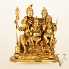Brass Shiv Parivar 12"