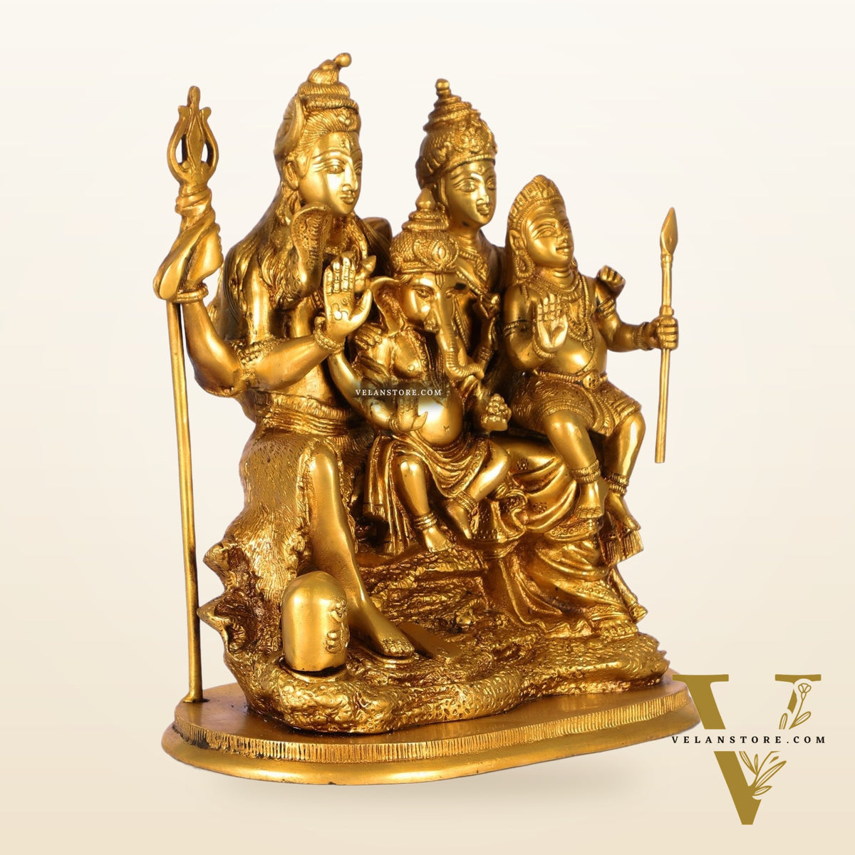 Brass Shiv Parivar 12"