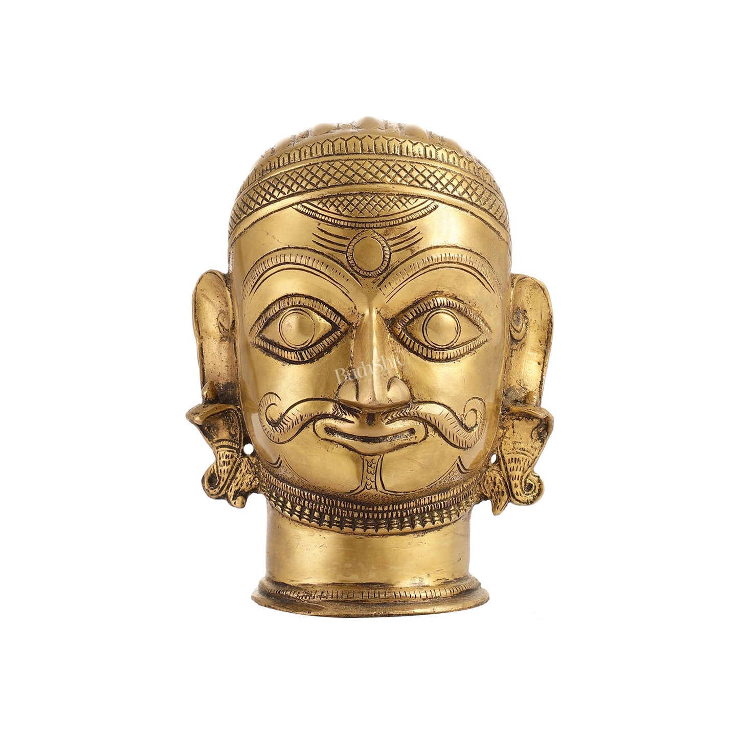 Brass Shiva head mahakaal statue mukhalingam