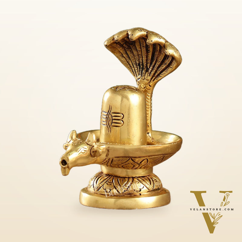 Brass Shiva Lingam  | 5.5" Height