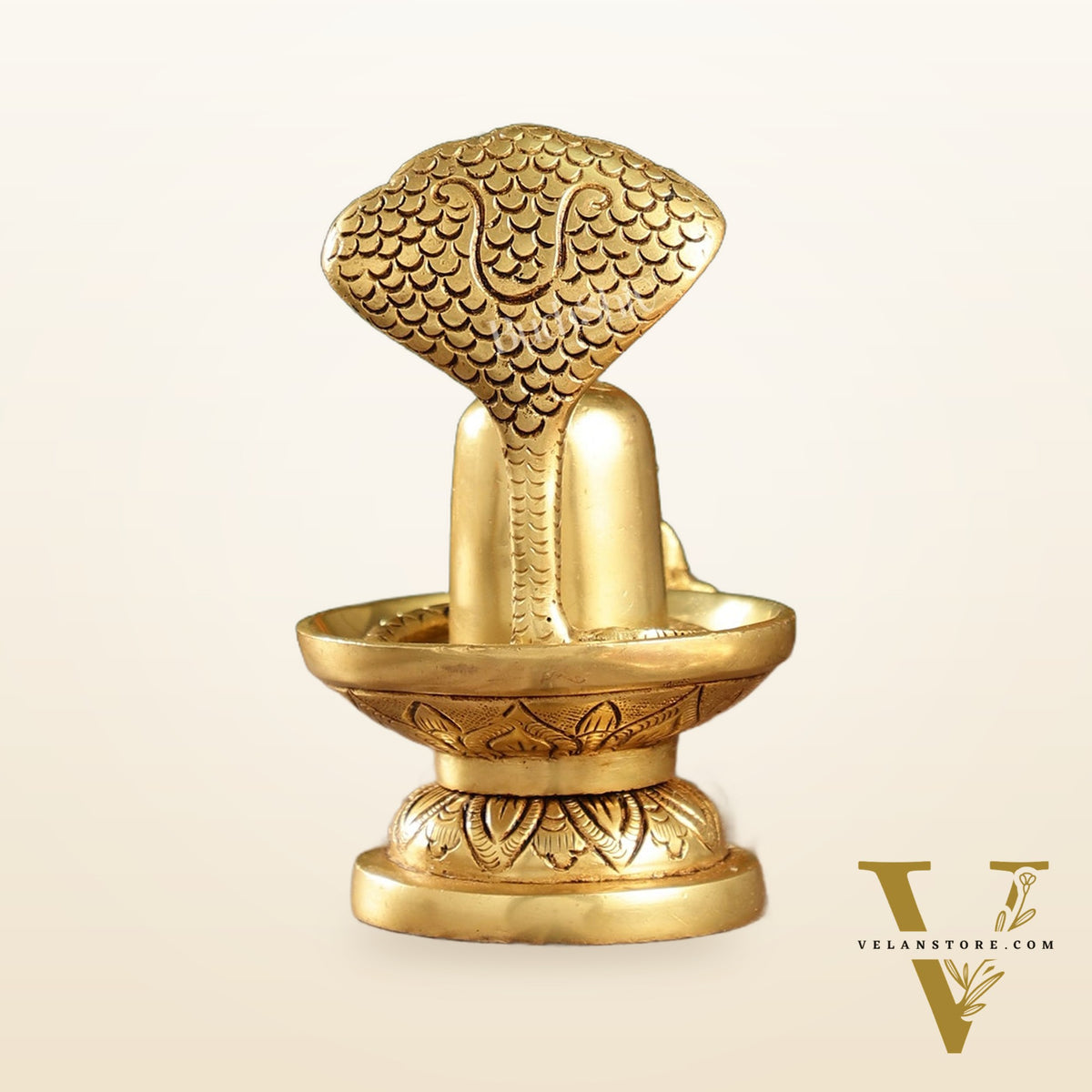 Brass Shiva Lingam  | 5.5" Height