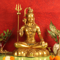 Brass Shiva murti 20 inch