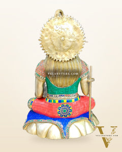 Brass Shiva Statue 17"