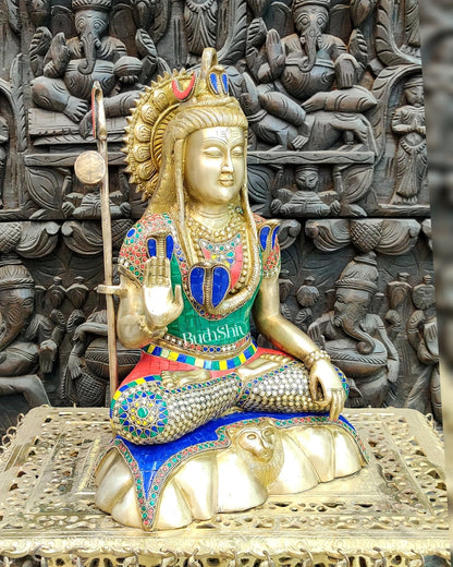 Brass Shiva Statue 17"