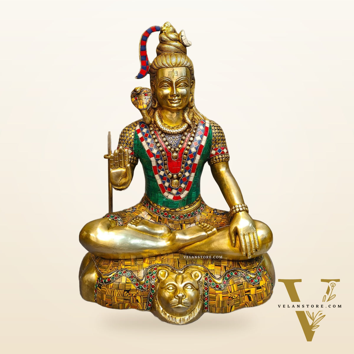 Brass Shiva Statue 20 inch