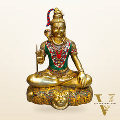 Brass Shiva Statue 20 inch