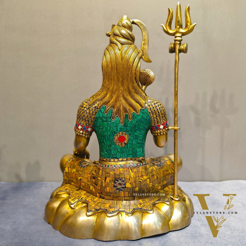 Brass Shiva Statue 20 inch