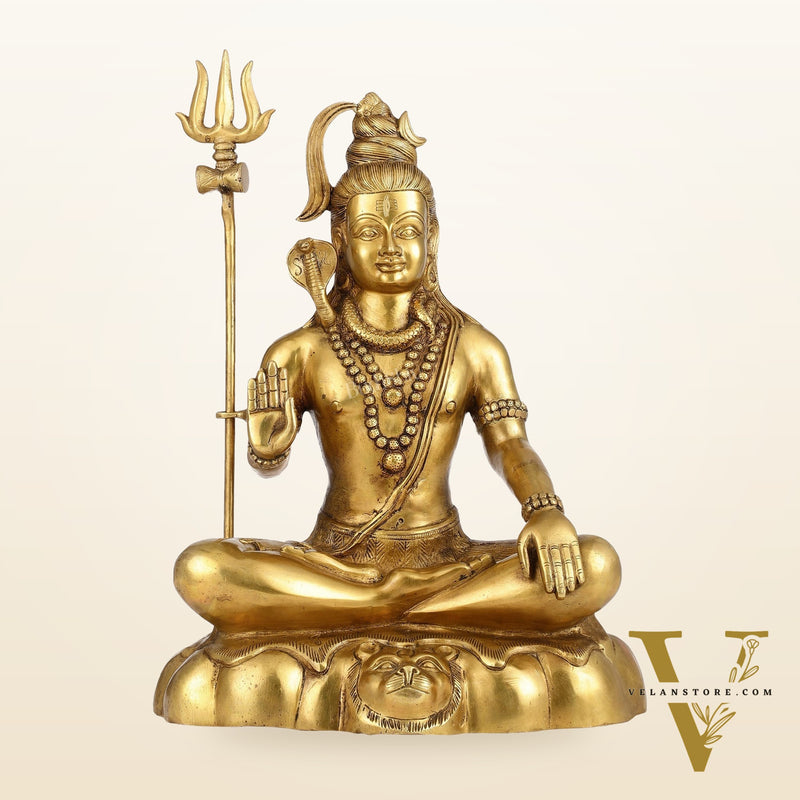 Brass Shiva Statue 20 inch