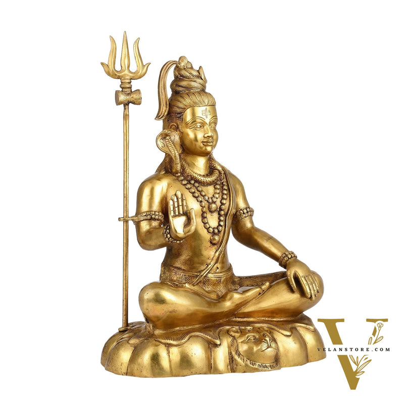 Brass Shiva Statue 20 inch