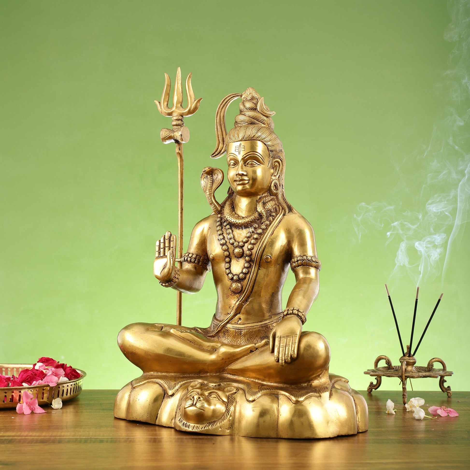 Brass Shiva Statue 20 inch