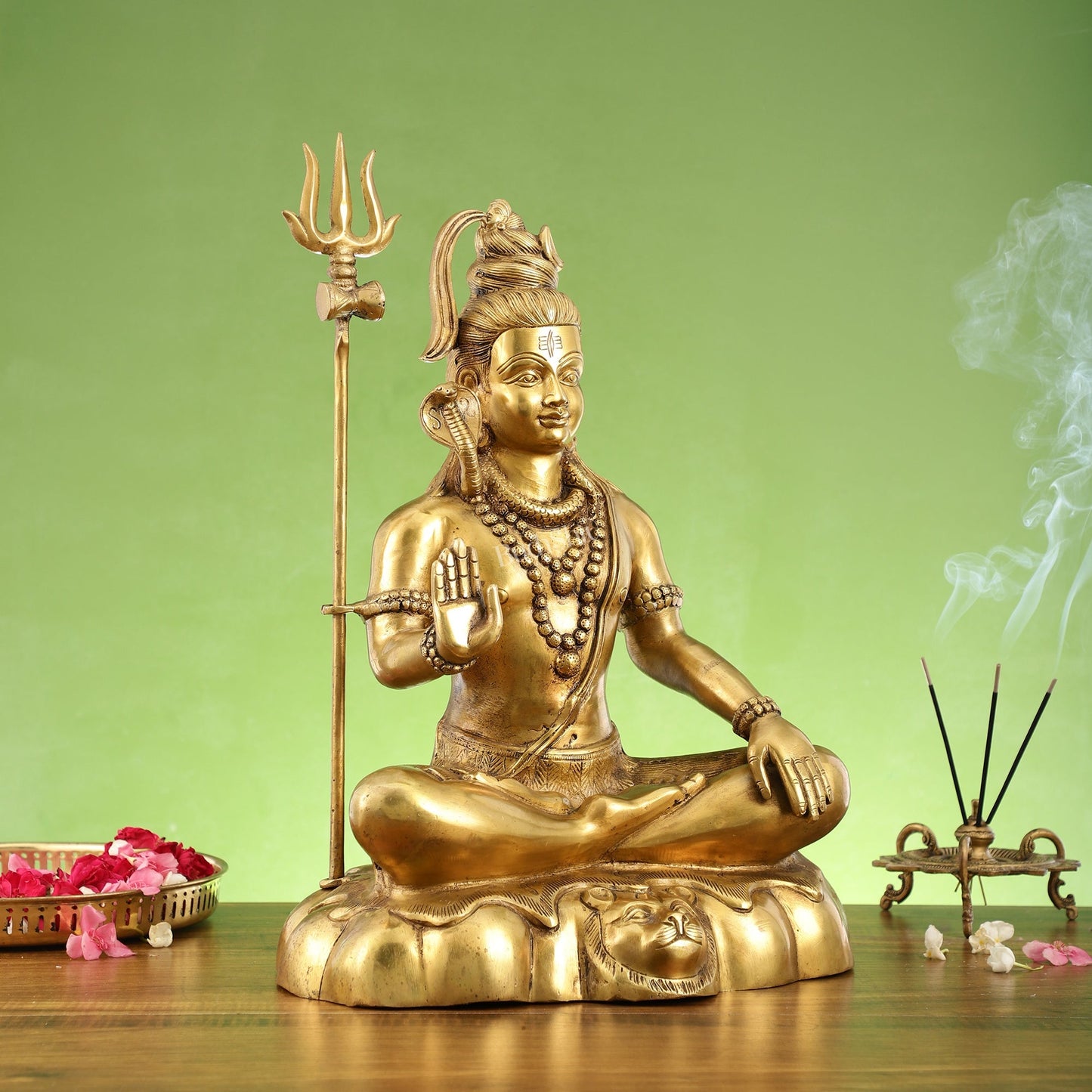 Brass Shiva Statue 20 inch