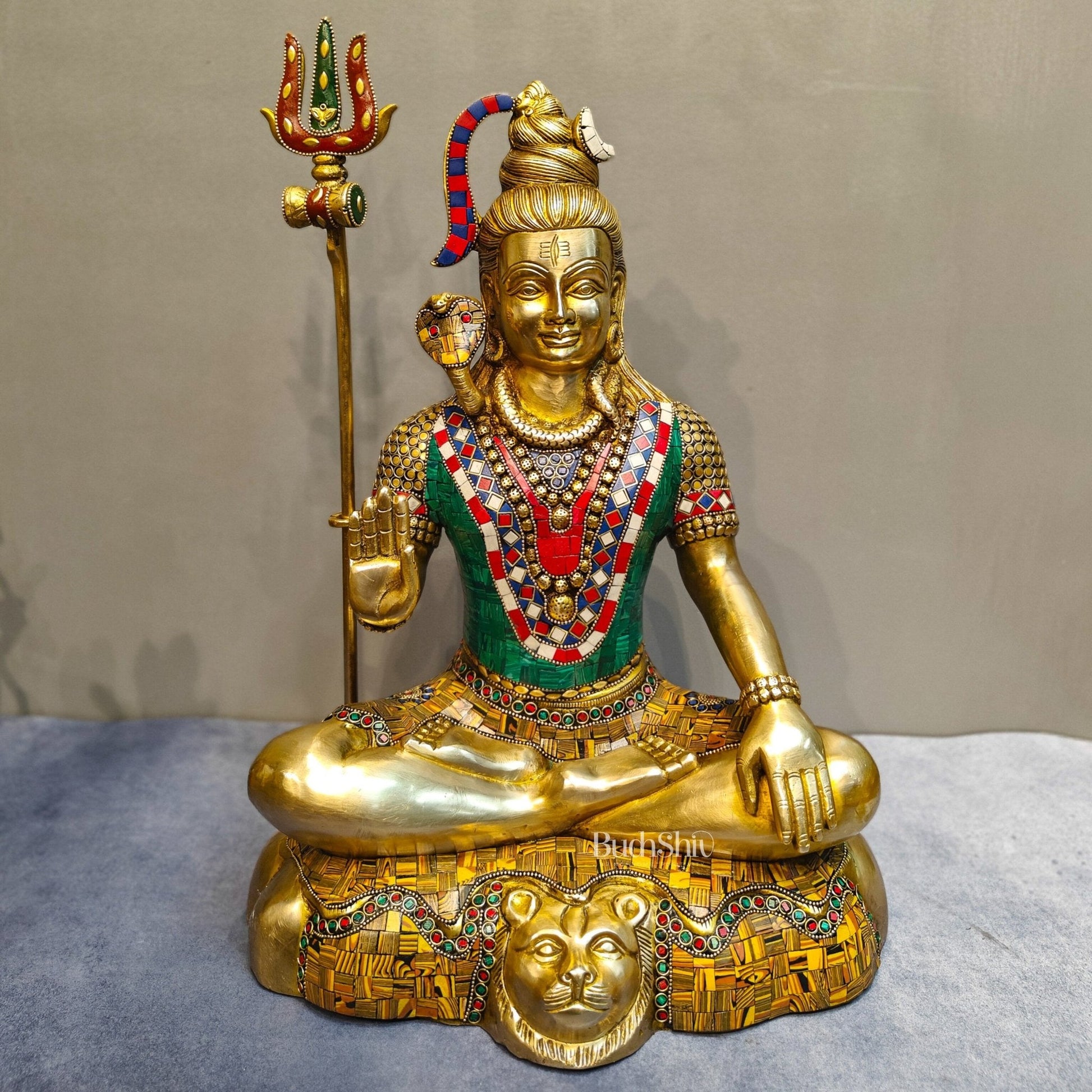 Brass Shiva Statue 20 inch