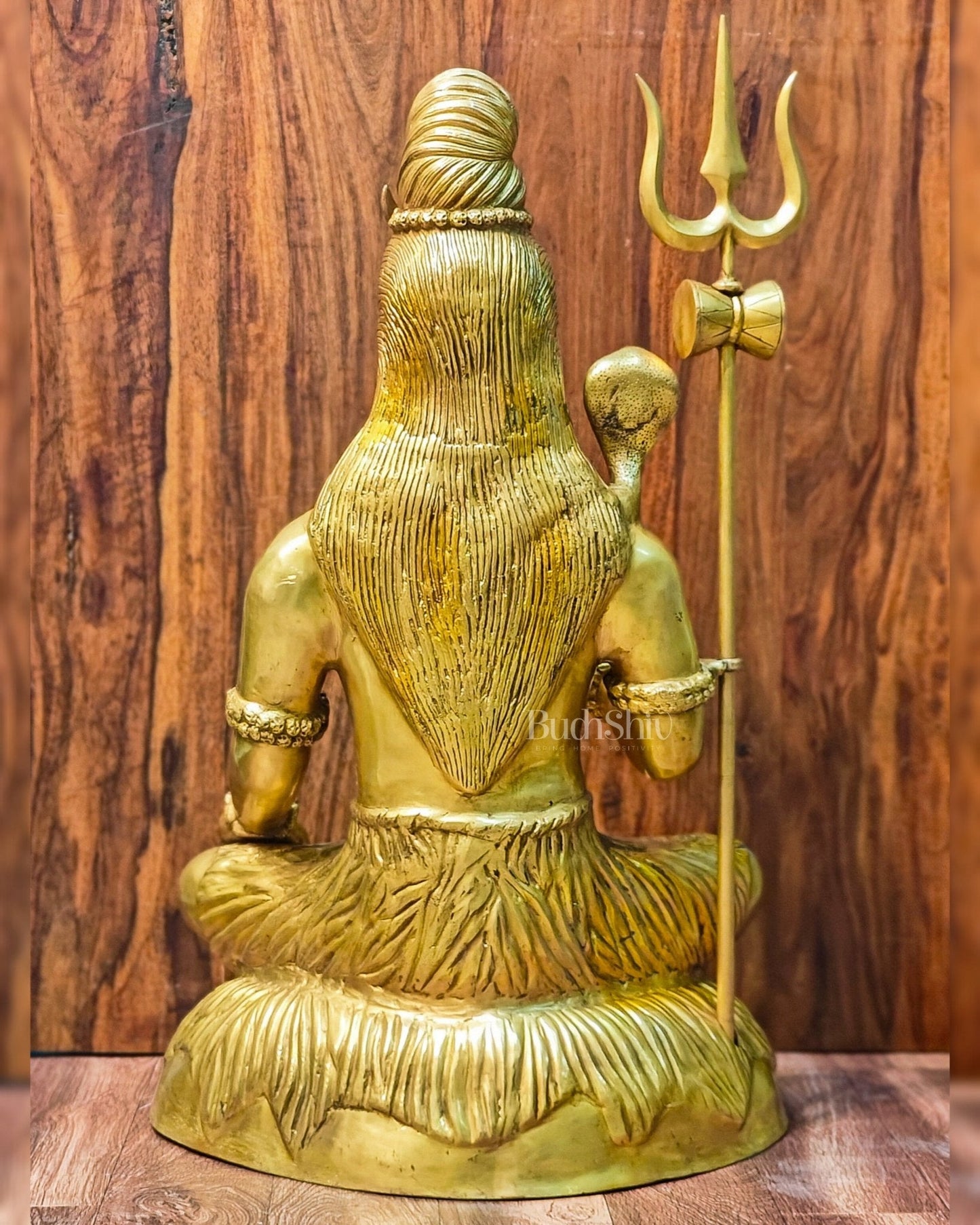 Brass Shiva statue 3 feet 35 inches Golden