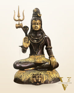 Brass Shiva statue 3 feet 35 inches