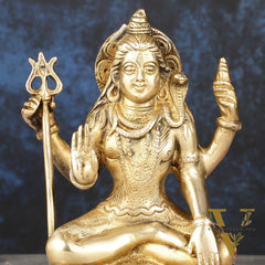 Brass Shiva Statue Murti 6.5 "