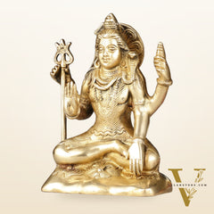 Brass Shiva Statue Murti 6.5 "