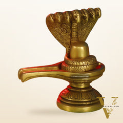 Brass Shivling 4"