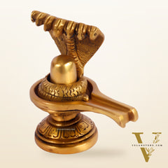 Brass Shivling 4"