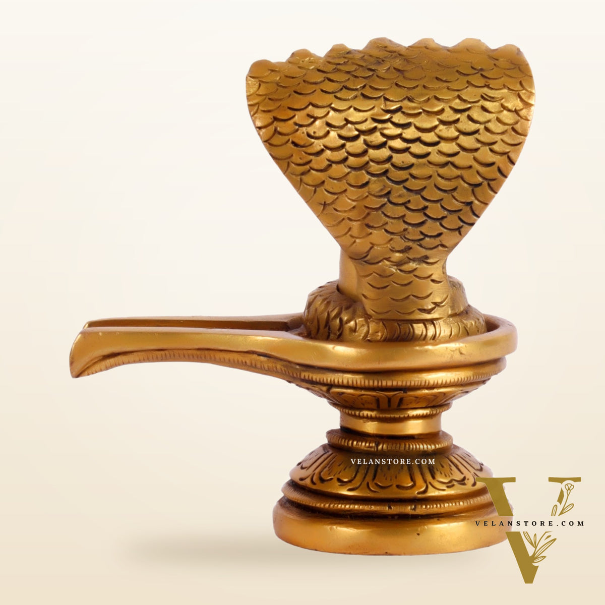 Brass Shivling 4"