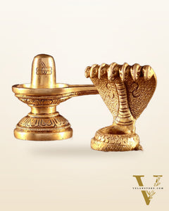 Brass Shivling 4"
