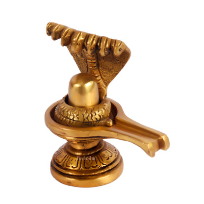 Brass Shivling 4"