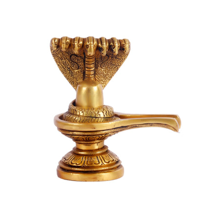 Brass Shivling 4"