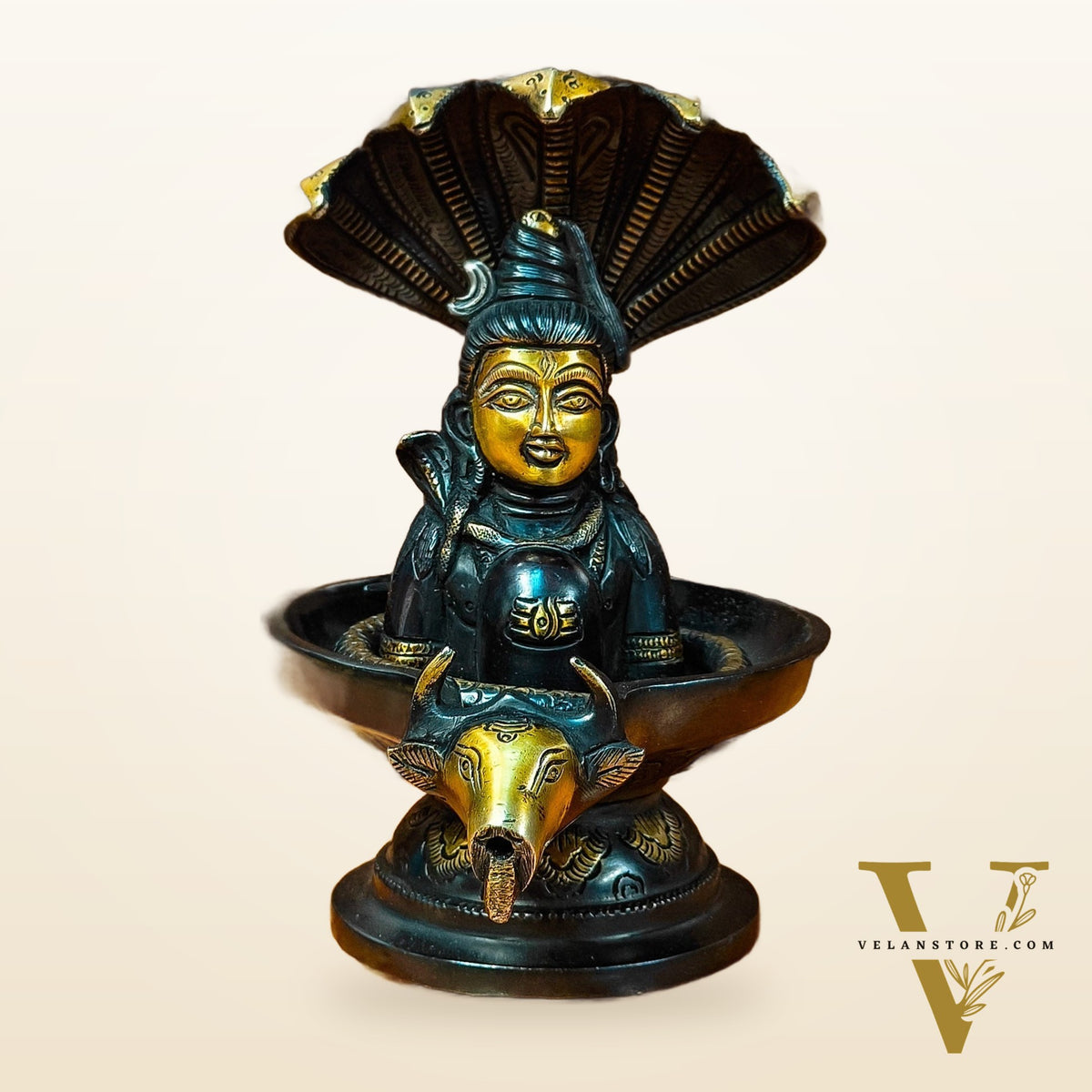 Brass Shivling 7.5"