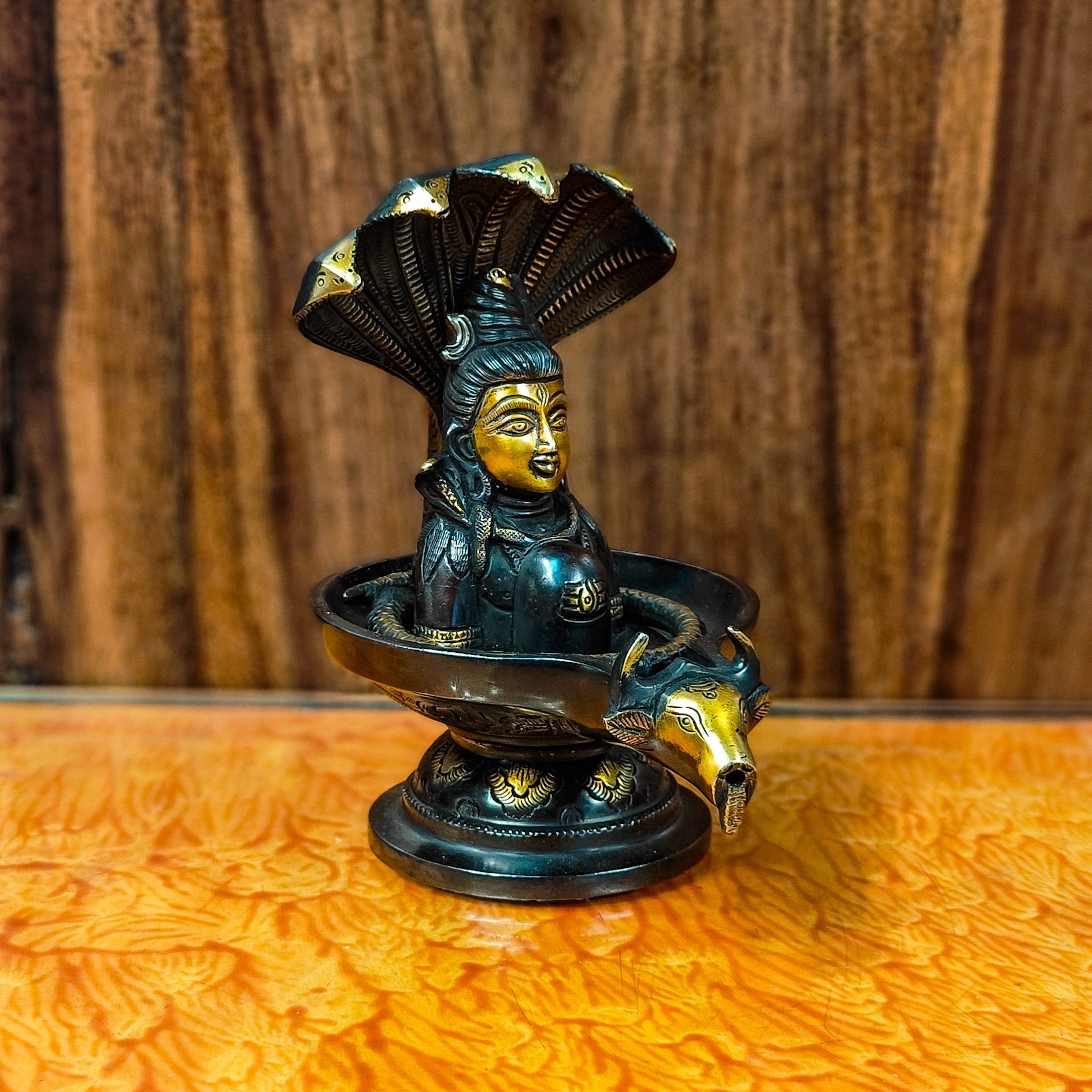 Brass Shivling 7.5"