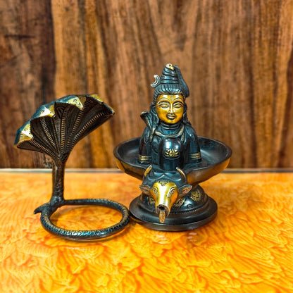 Brass Shivling 7.5"