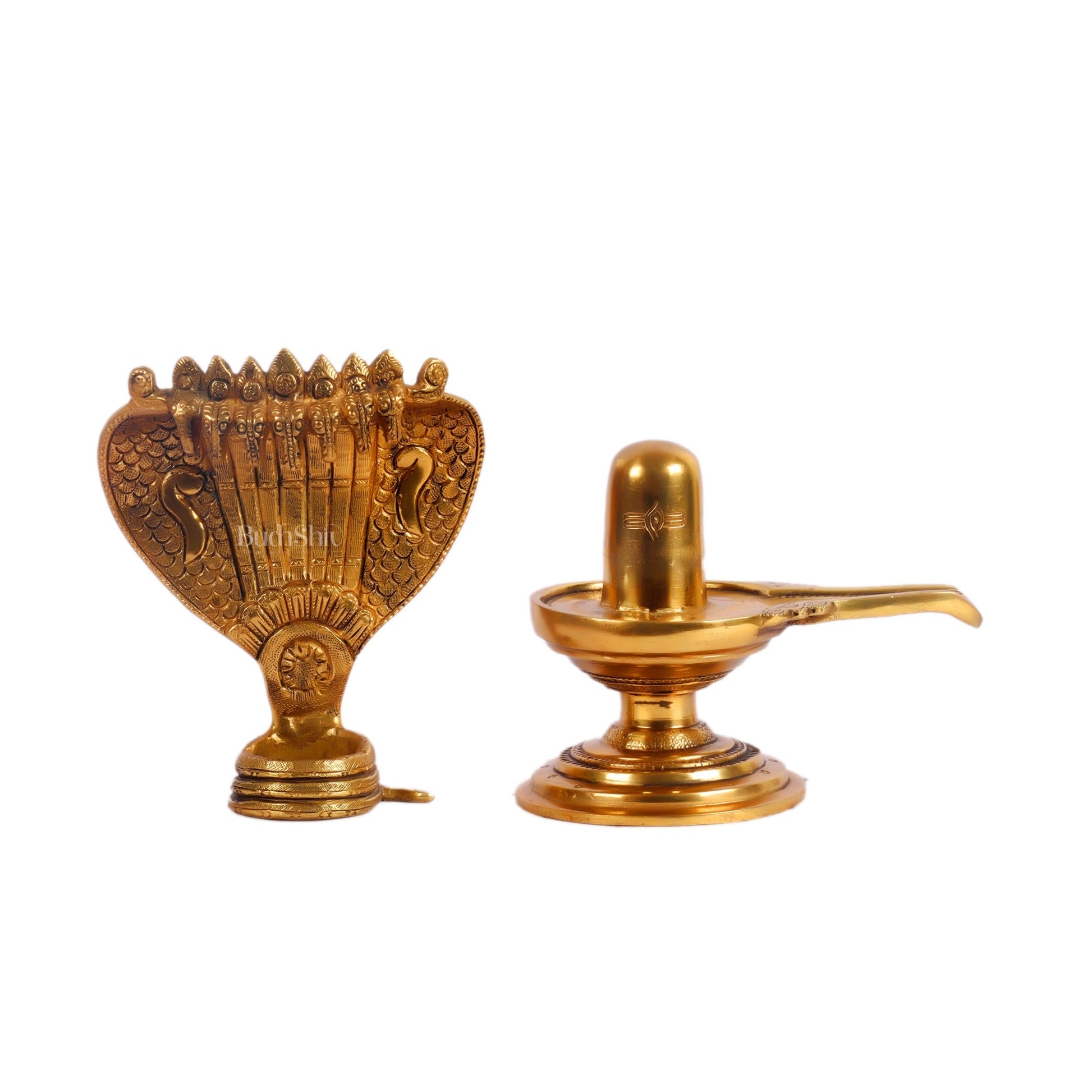 Brass Shivling 8 "