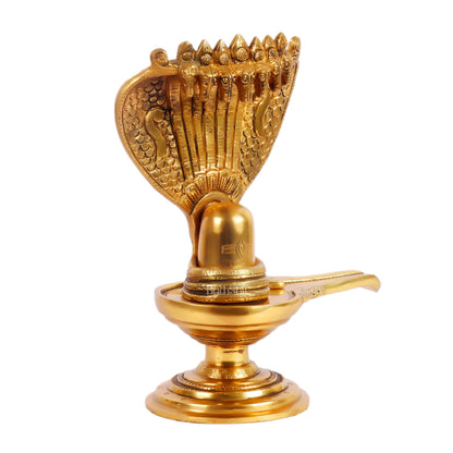 Brass Shivling 8 "