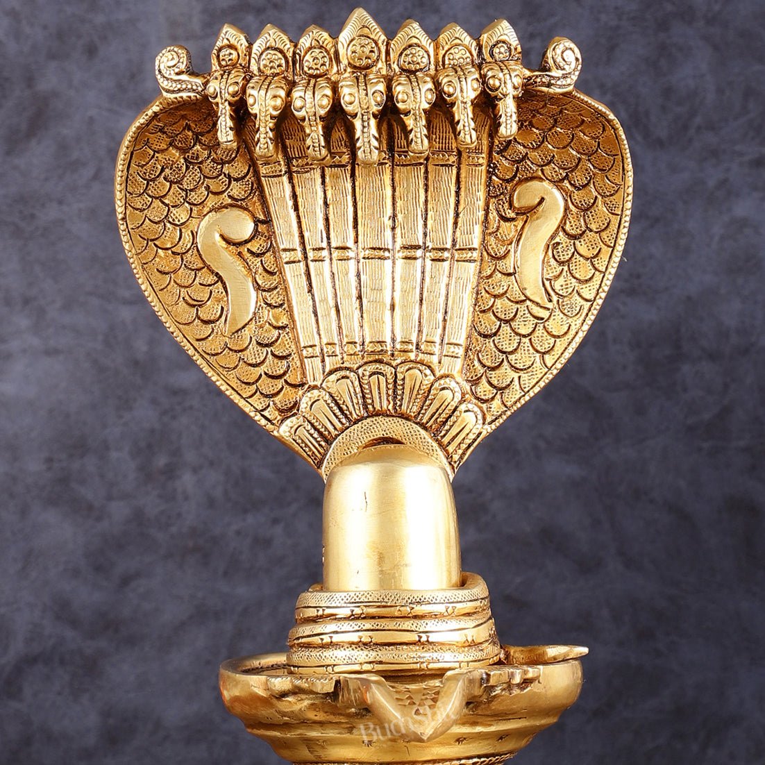 Brass Shivling 8 "