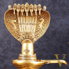 Brass Shivling 8 "