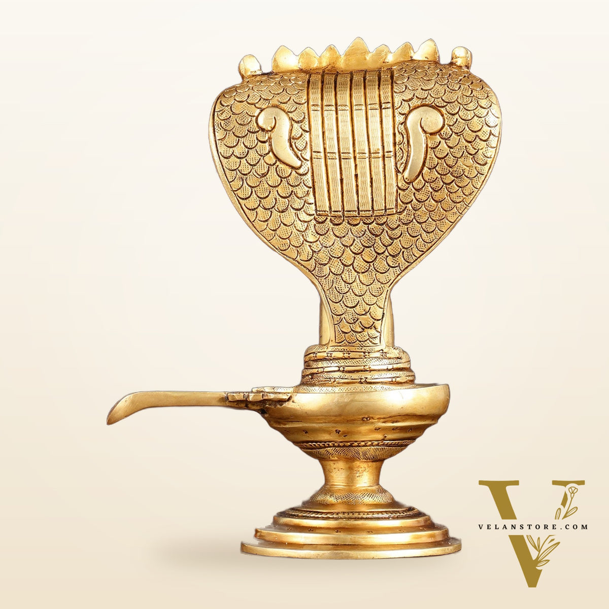 Brass Shivling 8 "