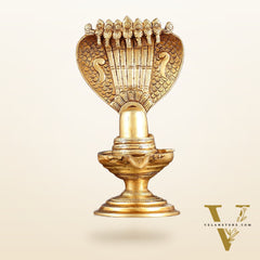 Brass Shivling 8 "