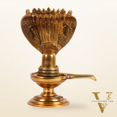 Brass Shivling 8 "