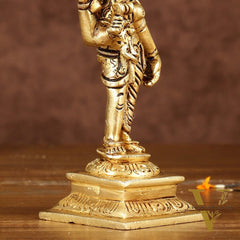 Brass Small Ardhanarishwara Shiv Shakti Idol | Height: 5 inch