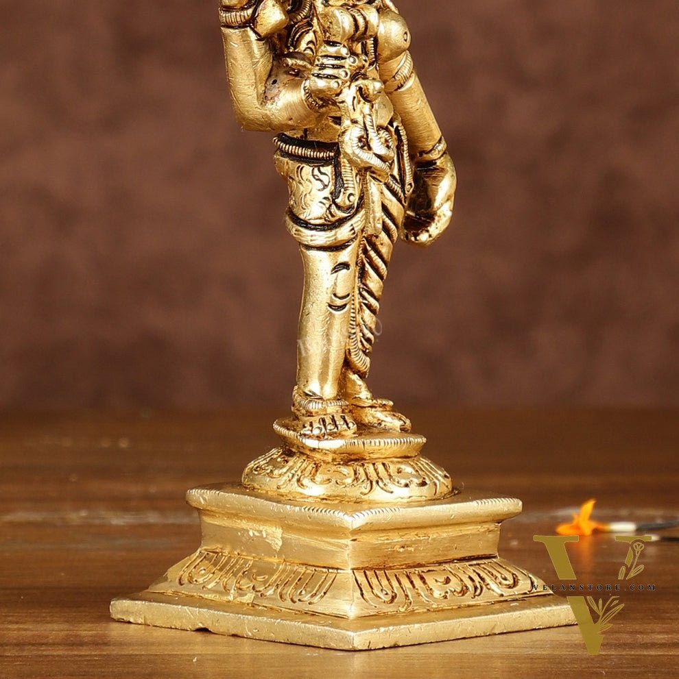 Brass Small Ardhanarishwara Shiv Shakti Idol | Height: 5 inch