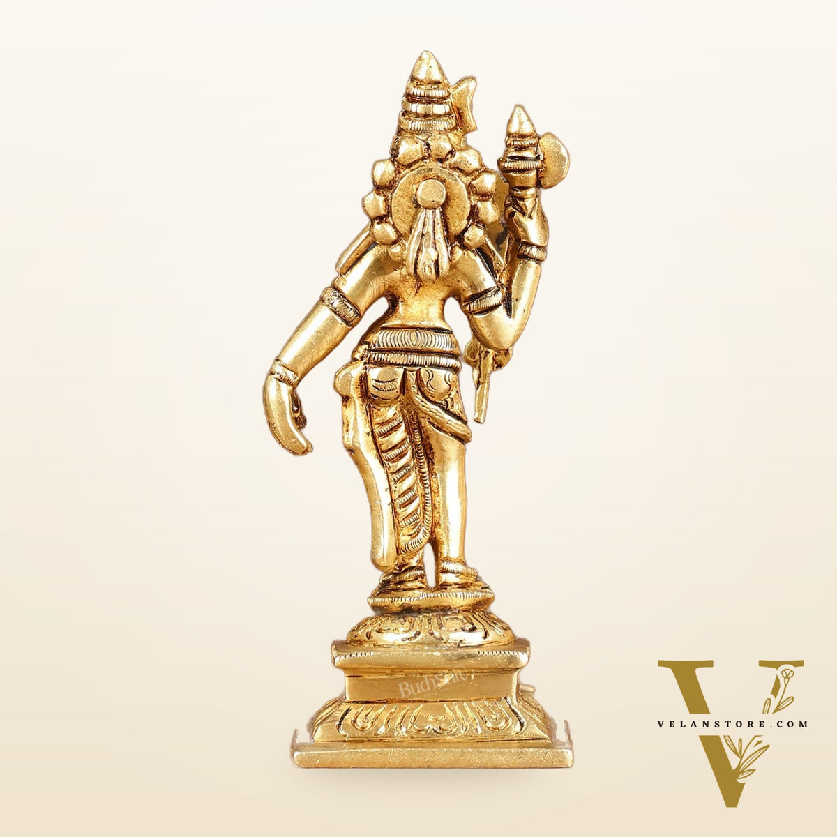 Brass Small Ardhanarishwara Shiv Shakti Idol | Height: 5 inch