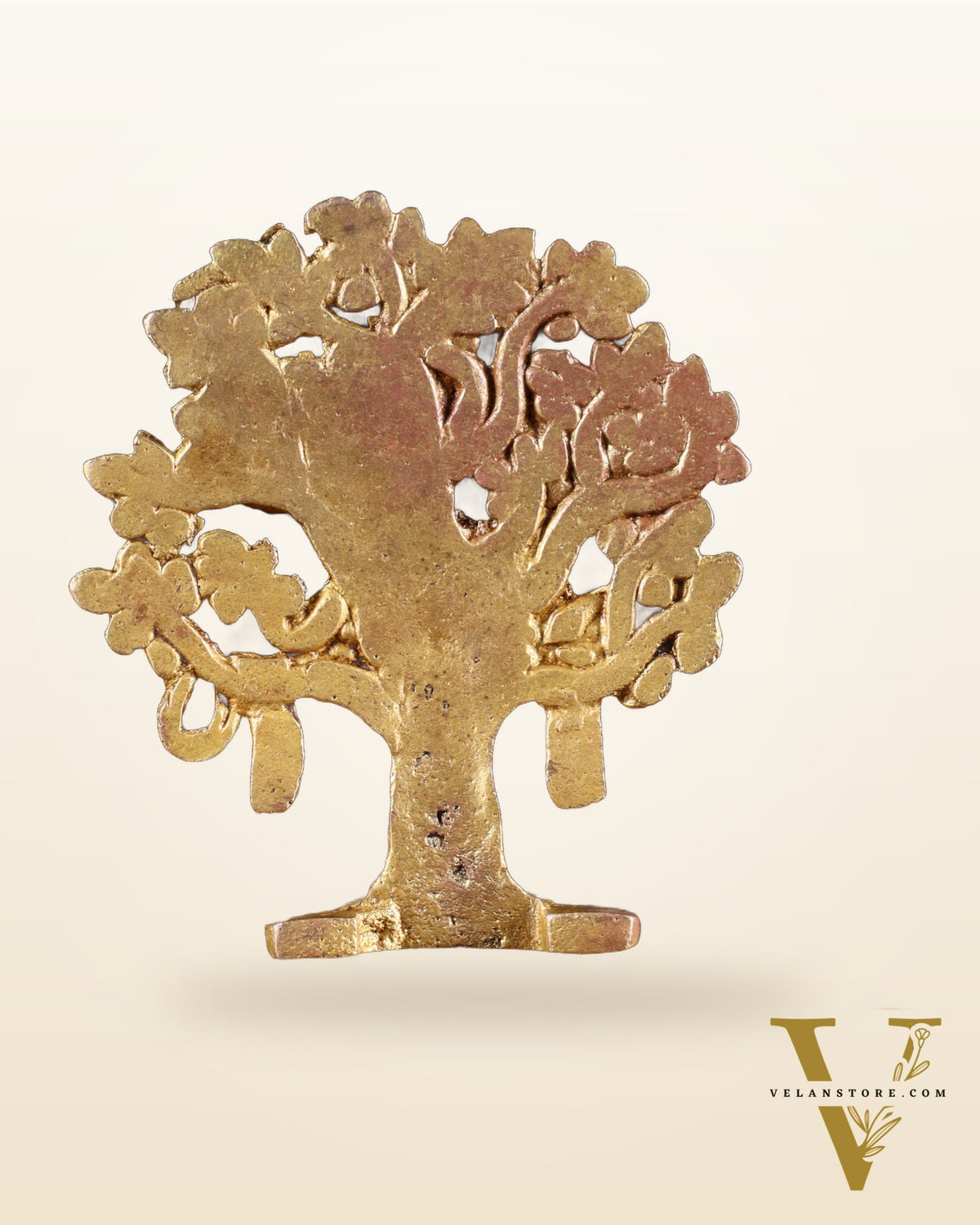 Brass Small Kalpavriksha Tree Miniature Showpiece 4 inch