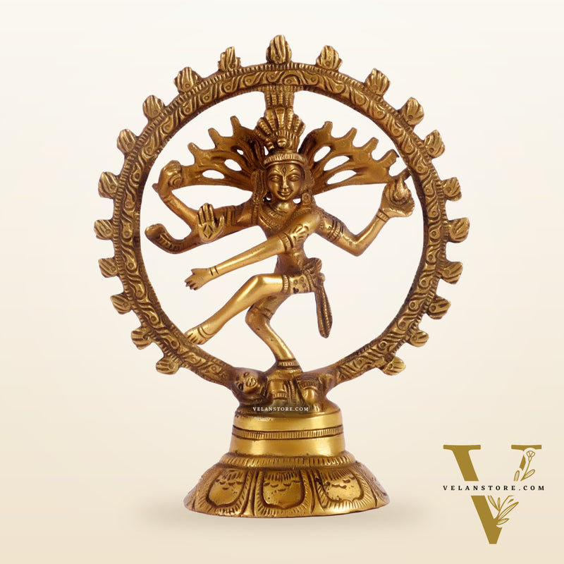 Brass Small Nataraja Statue 5 "