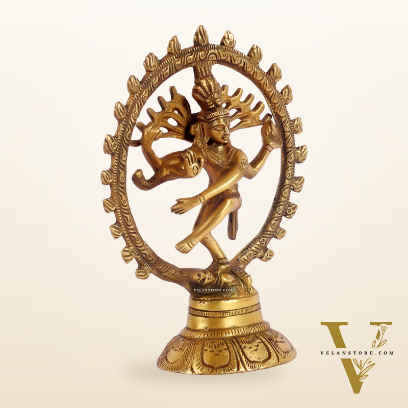 Brass Small Nataraja Statue 5 "