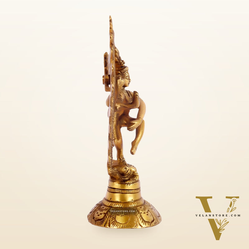 Brass Small Nataraja Statue 5 "