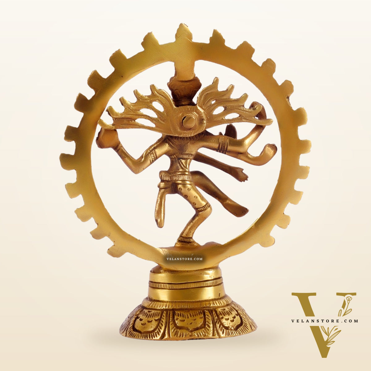 Brass Small Nataraja Statue 5 "