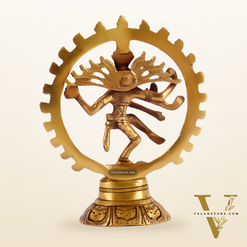 Brass Small Nataraja Statue 5 "
