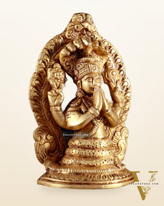 Brass Small Patanjali Statue 5"