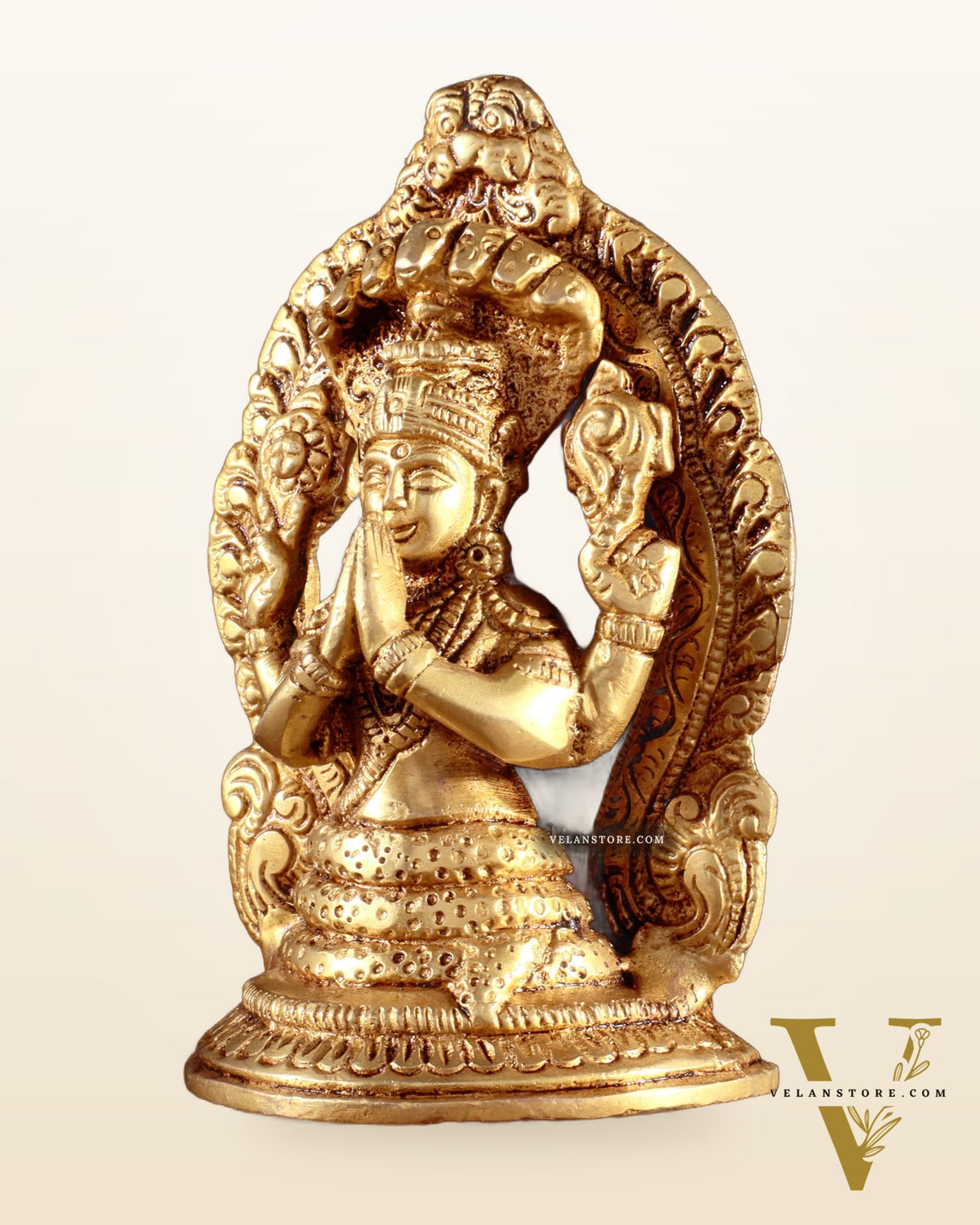 Brass Small Patanjali Statue 5"