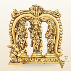 Brass small ram darbar idol 4.5 inch