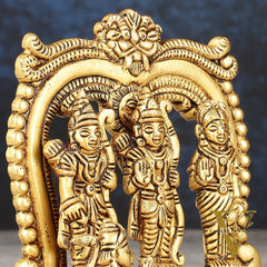 Brass small ram darbar idol 4.5 inch
