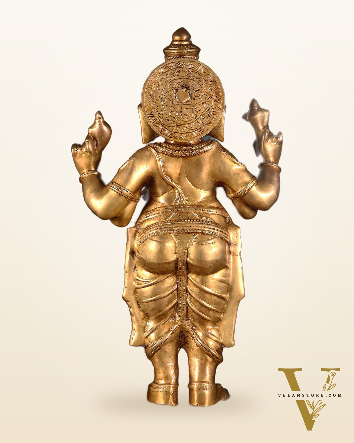 Brass Standing Ganesha Darshana Murthy – 27 Inch